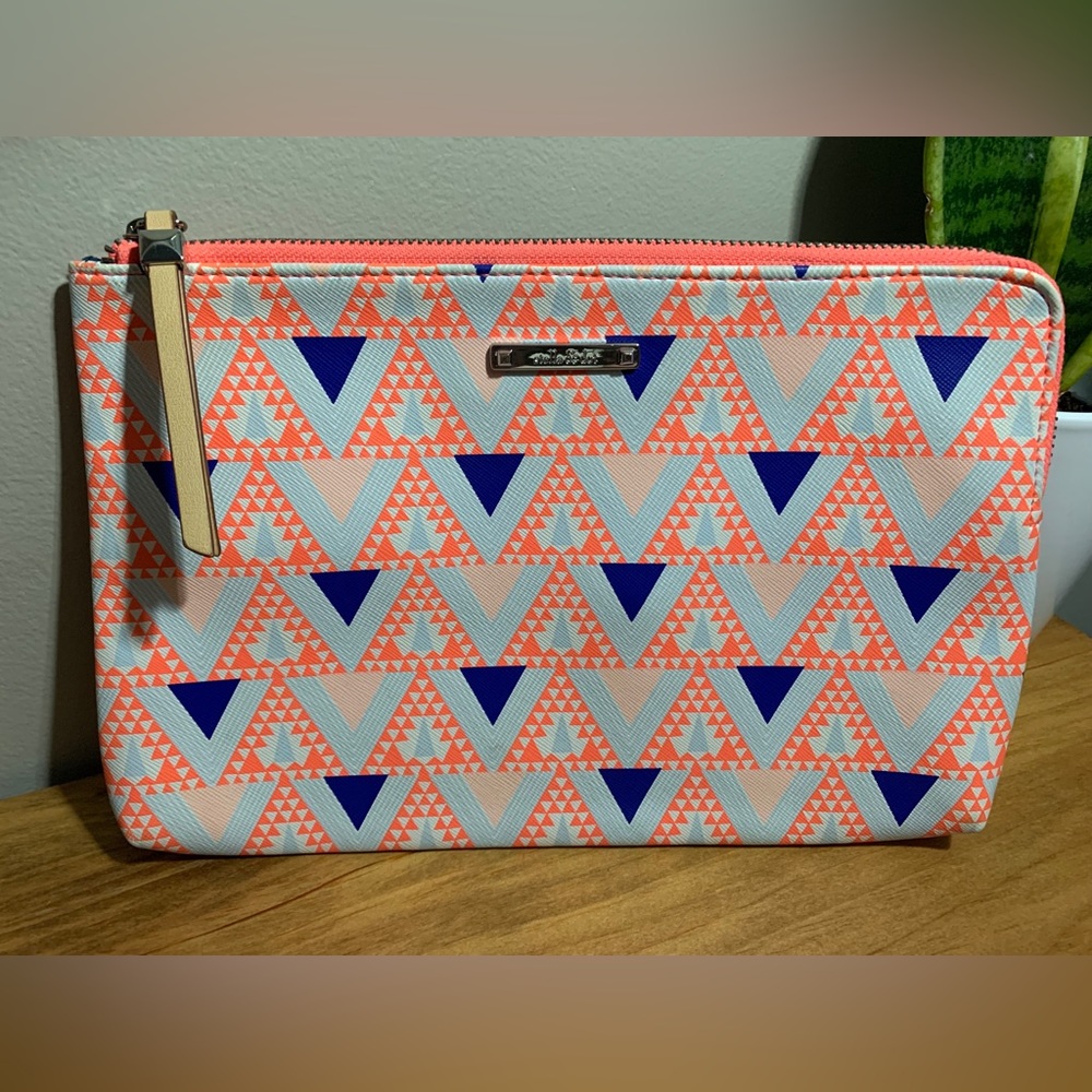 Stella & Dot Capri Pouch - Mosaic Triangle
